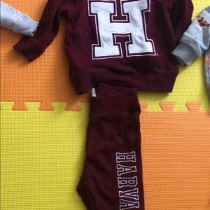 Harvard baby sweatsuit